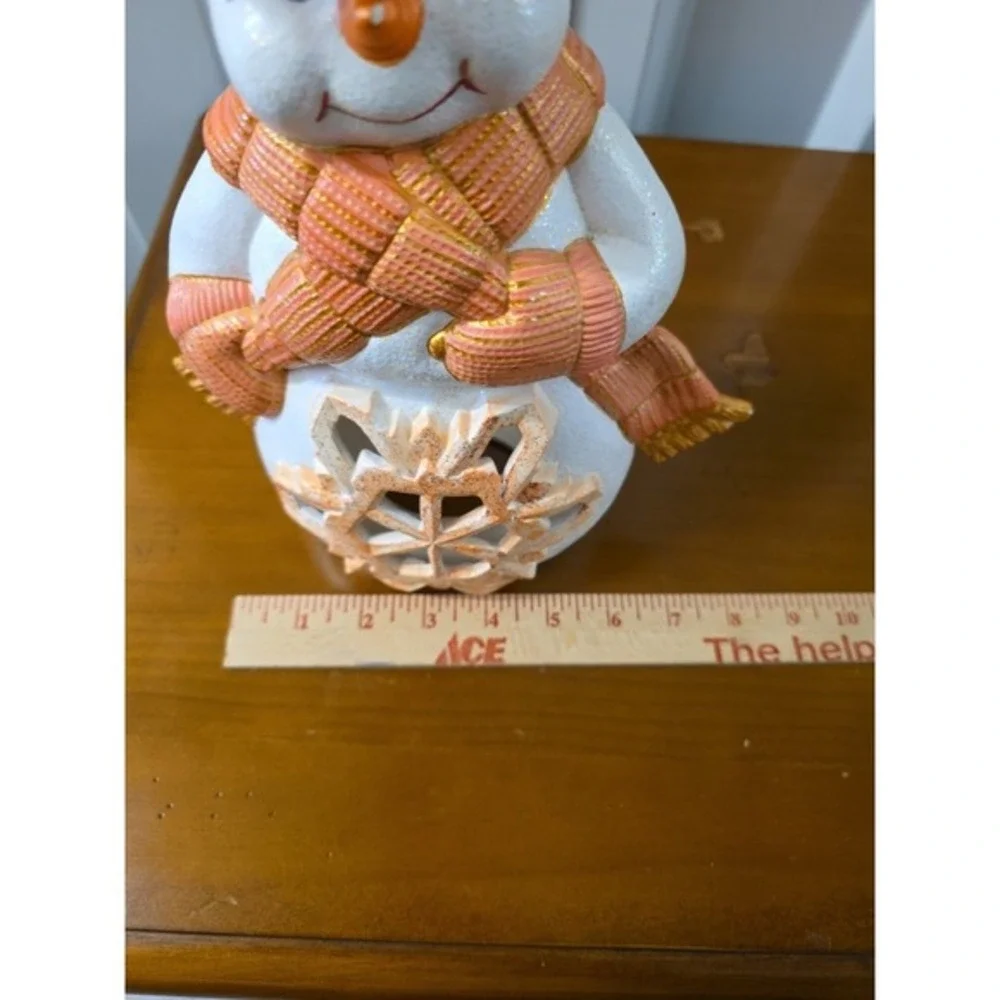 Snowman Candle Holder Christmas Candle‎ Holder